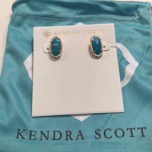 Kendra Scott veined Turquoise Ellie